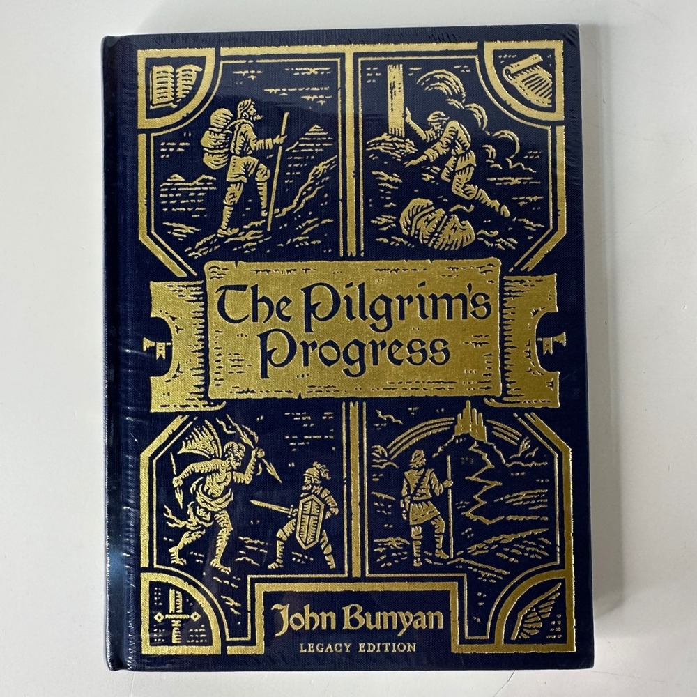 The Pilgrims Progress Hardcover Book John Bunyan Legacy Edition Gold Gilt Sealed